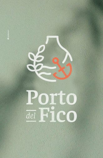 marchio su parete porto del fico