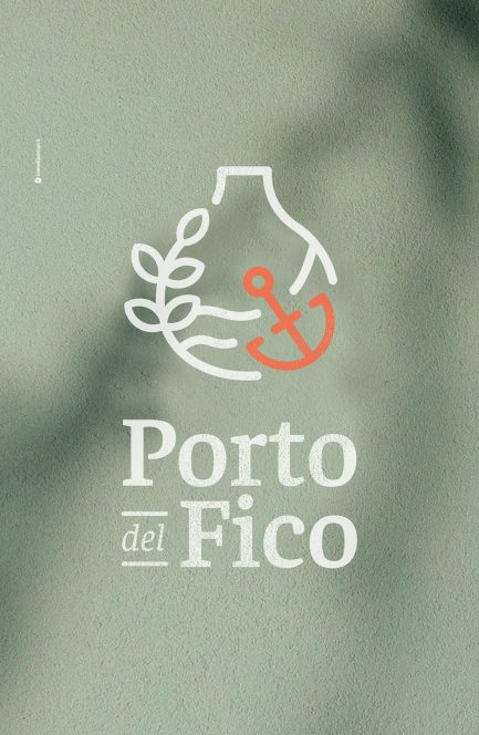 marchio su parete porto del fico