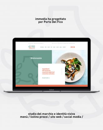 sito di porto del fico visto da macbook