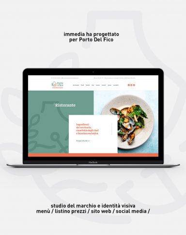 sito di porto del fico visto da macbook